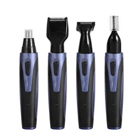 Tondeuse à Poils De Nez Pour Hommes, Tondeuse à Poils Doreilles Et De Nez, Barbe à Nez Doreille Rechargeable Automatiquemen