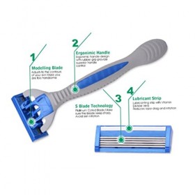 FRCOLOR 1 Ensemble 5 Pièces Peigne De Coiffure Peigne À Barbe Brosse À Barbe Crayon De Barbier Outil De Barbe Outils De Coiff