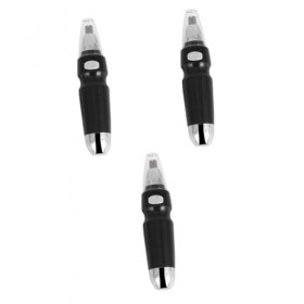 DOITOOL 3 Pièces Outil DÉpilation Du Visage Épilateur Nasal Nez Tondeuses À Cheveux Rasoirs Électriques Pour Hommes Tondeuse