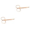 POPETPOP 3 Pcs Ciseaux À Cils Ciseaux À Pointe Droite Ciseaux De Coiffure Ciseaux De Toilettage Pour Femmes Ciseaux Pour Le V