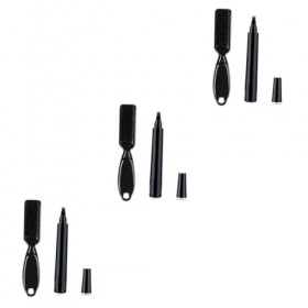 FOMIYES 3 Ensembles Stylo Moustache Ensemble Mâle Barbe Peigne Remplissage Moustache Peignes Barbe Couleur Crayon Barbe Crayo