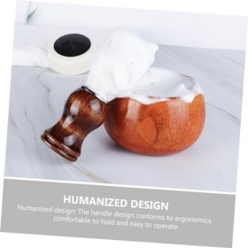 FOMIYES 1 Ensemble DOutils Pour Hommes Blaireau Réutilisable Blaireau De Bureau Brosse À Barbe De Salle De Bain Blaireau Et 