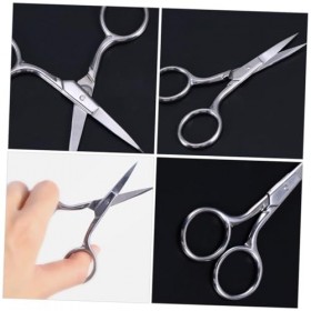 POPETPOP 6 Pièces Ciseaux En Acier Inoxydable Ciseaux À Cheveux Pour Le Visage Pointe Ciseaux De Sécurité Ciseaux Pour Petits