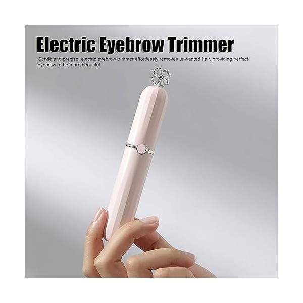 Tondeuse à Sourcils électrique Rechargeable pour Femme, épilation Douce et Hypoallergénique des Sourcils