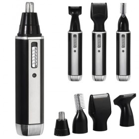 COLFULINE COLFULINE Tondeuse Nez Oreilles 4 en 1 USB Rechargeable Tondeuse Electrique Tondeuse Barbe Tondeuse Sourcils Poils 