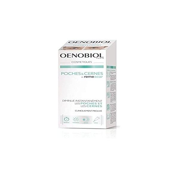 OENOBIOL - Cosmétiques - Poches et cernes by Resmecar - Soin contour des yeux - Action raffermissante et drainante - 8 ml