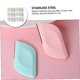 FRCOLOR 21 Pièces Losange Rasoir De Sourcils Sourcils Rasoir Visage Cheveux Shaper Dissolvant Dames Rasoirs Pour Le Rasage Fe