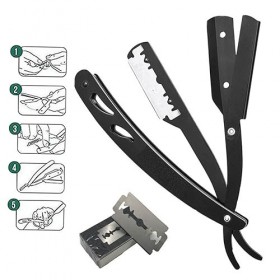 Beaupretty 1 Pièces Modèle De Mise En Forme Peigne Salon Rasoir Hommes Barbe Guide Outil Barbier Cheveux Cisailles Rasage Bar