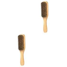 POPETPOP 2 Pièces Brosse À Barbe Toilettage De Barbe Peigne Pour Hommes Peignes Pour Hommes Brosse À Cheveux Brosses À Cheveu