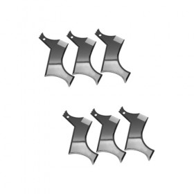 POPETPOP 6 Pièces Peignes À Moustache Pour Hommes Crayon De Barbier Outil De Conception De Barbe Peigne De Coiffure Pour Homm