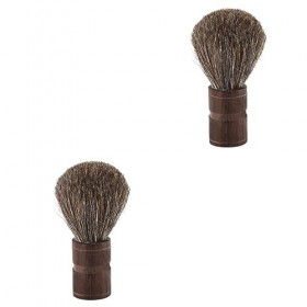 minkissy 2 Pièces Blaireaux Pour Hommes Hommes Blaireau Barbe Brosse Pour Hommes Cheveux Barbe Brosse Moustache Brosse Barbe 