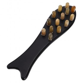 DRESSOOS 1 Pc Peigne Méridien Plaque De Grattage De Beauté Peigne De Massage Grattant Masseur De Tête Brosse à Cheveux De Mas