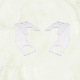 SOESFOUFU 2 Pièces Porte-brosse à Barbe Blaireaux Pour Hommes Support De Rasoir De Sécurité Supports Métalliques Support De R