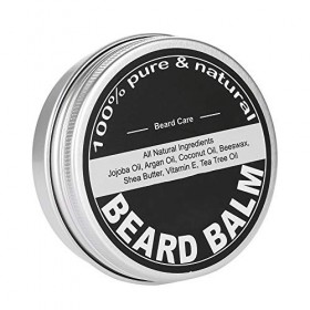 Kit de Toilettage pour Hommes, Coffret Cadeau pour Coupe de Barbe avec Shampoing à Barbe, Après-shampoing à Barbe, Huile à Ba