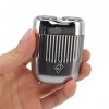 Tondeuse à Barbe Mini Tondeuses à Cheveux Pour Hommes Argent Portable Rechargeable Lavable Mini Tondeuse à Barbe Pour Salon à