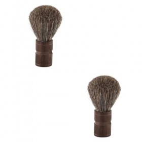 minkissy 2 Pièces Hommes Blaireau Blaireaux Pour Hommes Moustache Brosse Barbe Brosse Homme Doux Bambou