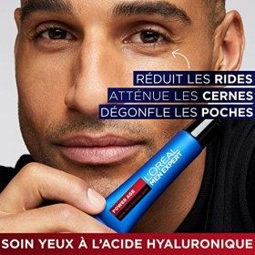 LOréal Men Expert - Soin Yeux Revitalisant pour Homme - Anti-Âge & Anti-Cernes - À lAcide Hyaluronique - Usage Quotidien - 