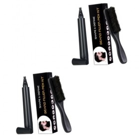 FOMIYES 2 Ensembles 2 Pièces À Barbe À Barbe Kit De Remplissage De Barbe Stylo De Réparation De Poils Du Visage Stylo De Remp