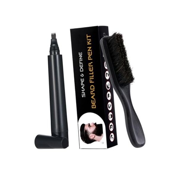 FOMIYES 2 Ensembles 2 Pièces À Barbe À Barbe Kit De Remplissage De Barbe Stylo De Réparation De Poils Du Visage Stylo De Remp