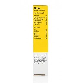 Q+A Sérum à la caféine contour des yeux, 15ml