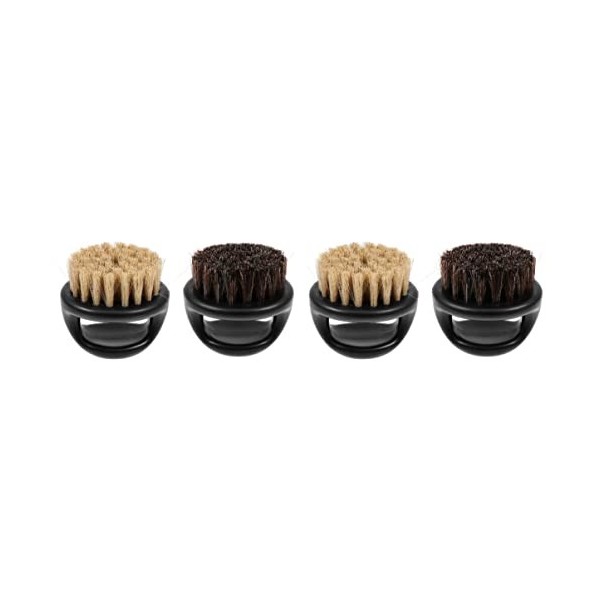 POPETPOP 6 Pièces Brosse À Poils Brosses À Moustache Barbe Rasage Outil De Nettoyage Hommes Blaireau Barbe Démêlant Brosse Ba