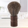 FOMIYES 2 Pièces Hommes Blaireau Blaireaux Pour Hommes Barbe Brosse Moustache Brosse Portable Homme En Bois