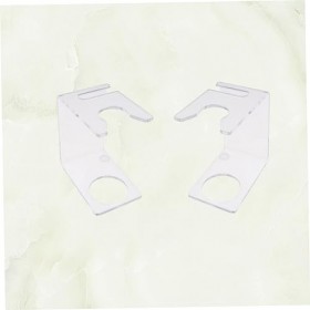 DRESSOOS 2 Pièces Support De Blaireau Support Pour Rasoir Stand De Rasage Rasoir Double Porte-brosse à Barbe Support De Rasoi