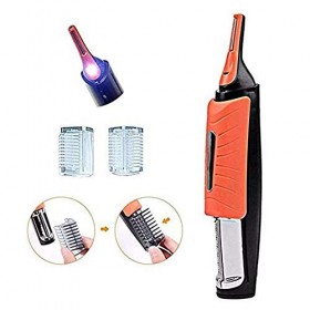 Mini Tondeuse Cheveux Hommes, Coupe Fourche Cheveux Electrique, Micro Barbe Personnelle Rasoir Toilettage pour Femme Cliper N