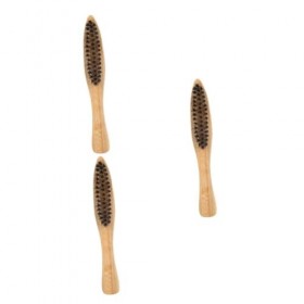 FOMIYES 6 Pcs Bois Brosse Moustache Peigne Chaume Brosse Hommes Visage Peigne Barbe Style Brosse Barbe Toilettage Brosse Chev