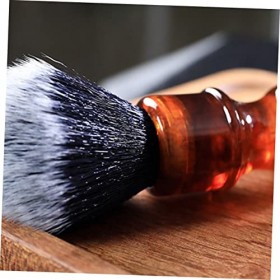 POPETPOP 1Pc Salon De Nettoyage Des Cheveux Salon Blaireau Coupe De Cheveux Cou Plumeau Brosse Blaireau Nylon Vintage Blairea