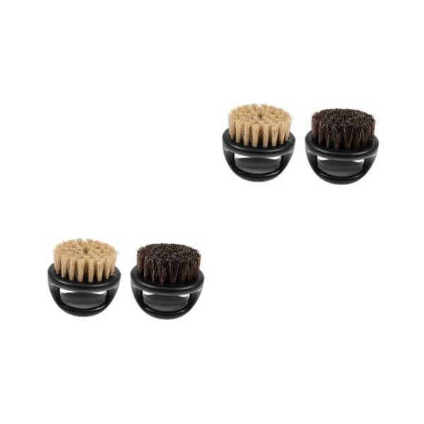 POPETPOP 6 Pièces Brosse À Poils Hommes Blaireau Barbe Toilettage Peigne Barbe Rasage Poils Brosse À Cheveux Brosse Faciale O