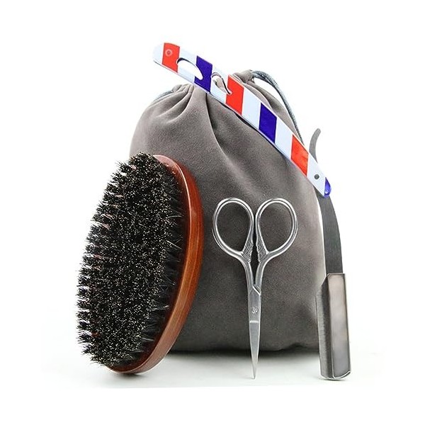 minkissy 1 Ensemble De Peignes À Barbe Rasoir Pour Hommes Costume De Rasage Pour Hommes Kit De Toilettage Pour Hommes Kit De 