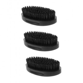 minkissy 3 Pièces Brosse Coiffante Anti Pellicules De Barbe Brosse à Barbe En Poils De Sanglier Kit De Brosse à Barbe Brosse 