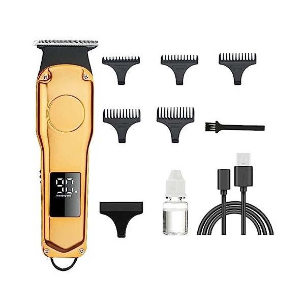 Funfob Tondeuses à Cheveux Rechargeable Électrique Machine de Découpe Tondeuse à Barbe Rasoir Rasage pour Cutter