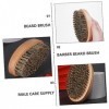 FOMIYES 6 Pièces Brosse À Barbe Outil De Mise En Forme De La Barbe Brosse À Moustache Pour Hommes Peigne À Barbe Portable Cos