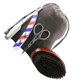 FOMIYES 1 Ensemble De Peignes À Barbe Ciseaux Pour Poils Du Visage Brosse De Toilettage Pour Barbe Ciseaux De Coupe De Mousta