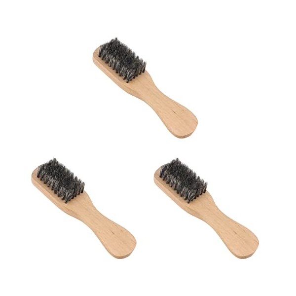 minkissy 3 Pièces Brosse À Moustache Bois Barbe Peigne Poils Moustache Peigne Hommes Barbe Brosse Barbe Peignes Pour Hommes P