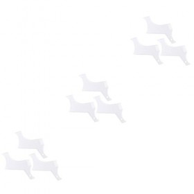 minkissy 9 Pièces Modèle De Coiffure De Barbe Guide De Moustache Shaper Peigne De Coiffure Pour Hommes Outils Pour Hommes Cos