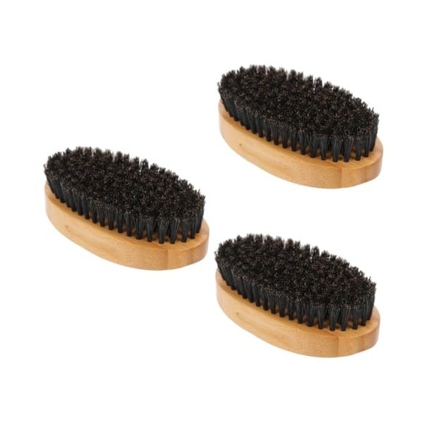 ABOOFAN 3 Pièces Brosse De Coiffure Conditionneur De Barbe Pour Hommes Brosse À Moustache Peigne À Barbe Pour Hommes Brosse À