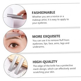 100 Pièces Lame Pour Tailler Les Sourcils Tondeuse à Sourcils Tondeuse à Poils De Nez Rasoir à Sourcils Épilateur Pour Les Lè