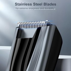 YIRISO Tondeuse Barbe, Tondeuse Électrique Pour Hommes, Lame Ultra Aiguisée, 40 Réglages De Longueur, Secteur/Sans Fil 60min,