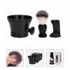 FOMIYES 1 Ensemble De Blaireaux De Rasage Kit De Rasage Bol De Rasage Pour Barbier Support De Rasage Bol Moussant Rasage Humi