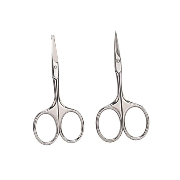 minkissy 6 Pièces Ciseaux De Coupe De Barbe Ciseaux Droits Petite Tondeuse À Cheveux Pour Hommes Petits Ciseaux Rasoir De Sou