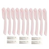 minkissy 3 Ensembles 10 Pièces Tondeuse Visage Pour Hommes Outil De Cils Rasoir Homme Outil De Mise En Forme Des Sourcils Ras
