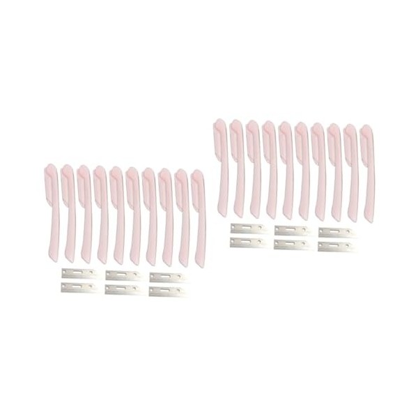 minkissy 3 Ensembles 10 Pièces Tondeuse Visage Pour Hommes Outil De Cils Rasoir Homme Outil De Mise En Forme Des Sourcils Ras