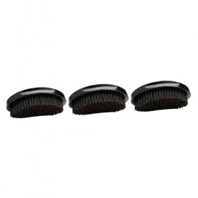 minkissy 3 Pièces Brosse à Barbe Poils Doux Coiffure Homme Barbe Brosse à Barbe En Poils Accessoire De Soin De Barbe Brosse à