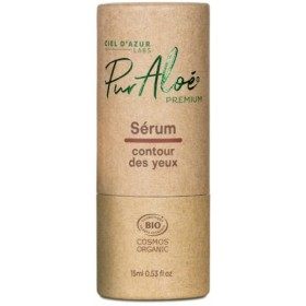 Ciel dAzur Labs - Sérum Contour des Yeux Bio PurAloé Premium - Aloé Arborescens Natif & Aloé Vera - Anti-Cernes & Anti-Poch