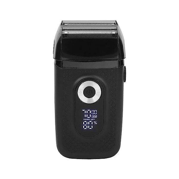 Coupe-Barbe de Cheveux USB, Tondeuse à Barbe électrique Intelligente à Lame Amovible Réglable pour Salon de beauté