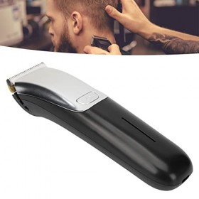 Tondeuse à Cheveux électrique Ergonomique, écran électrique argenté, Chargement USB, pour Salle de Bain