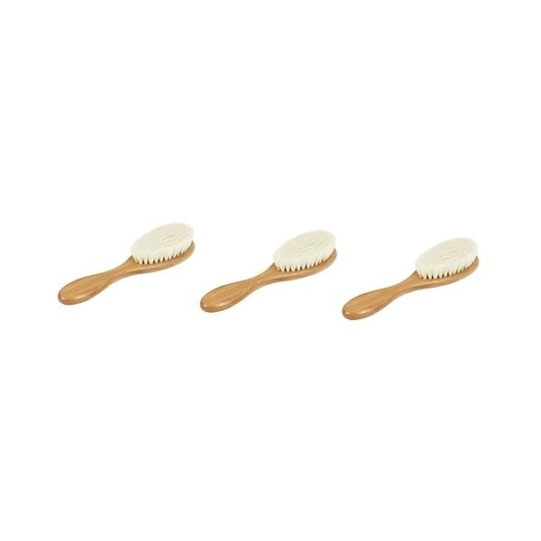 FOMIYES 3 Pièces Brosse À Cheveux Propre Modélisation Hêtre Utilitaires Hommes Cou Brosse À Cheveux Manche En Bois Brosse De 